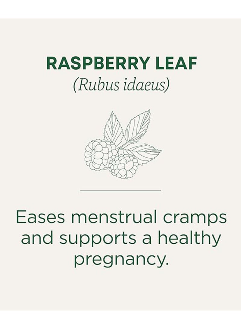 Traditional Medicinals Organic Raspberry Leaf, Ideal for Menstrual Cramp and Pregnancy Support, Caffeine Free, 16 Tea Bags - Image 2